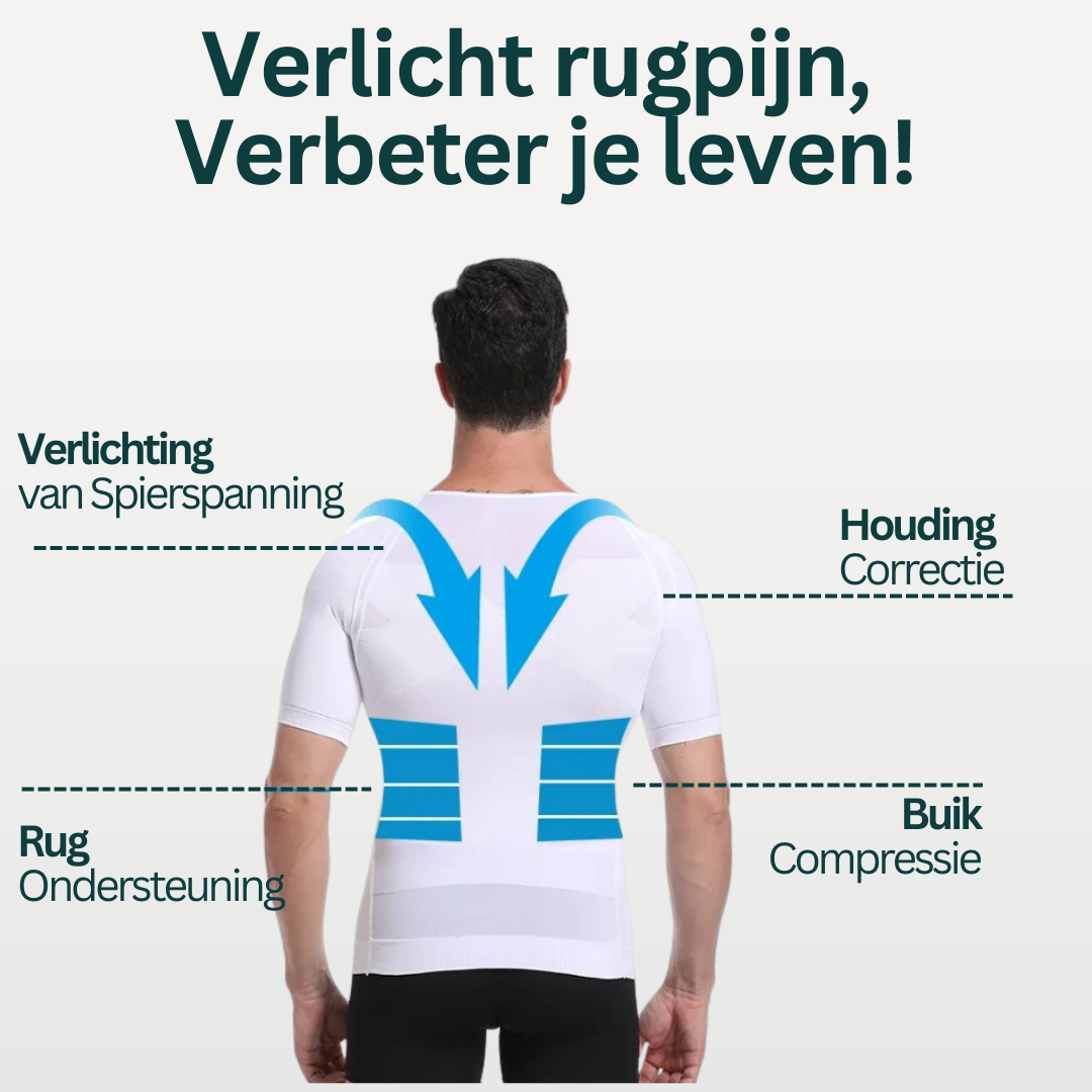 PostureFit™ I Houdingscorrigerend compressieshirt