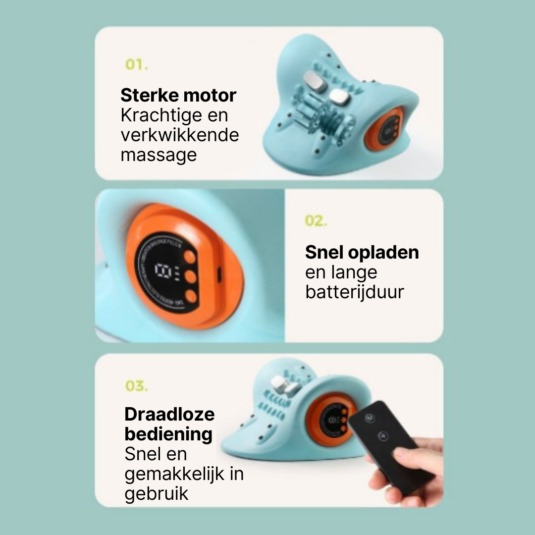 SpinalPulse™ I Nekmassageapparaat